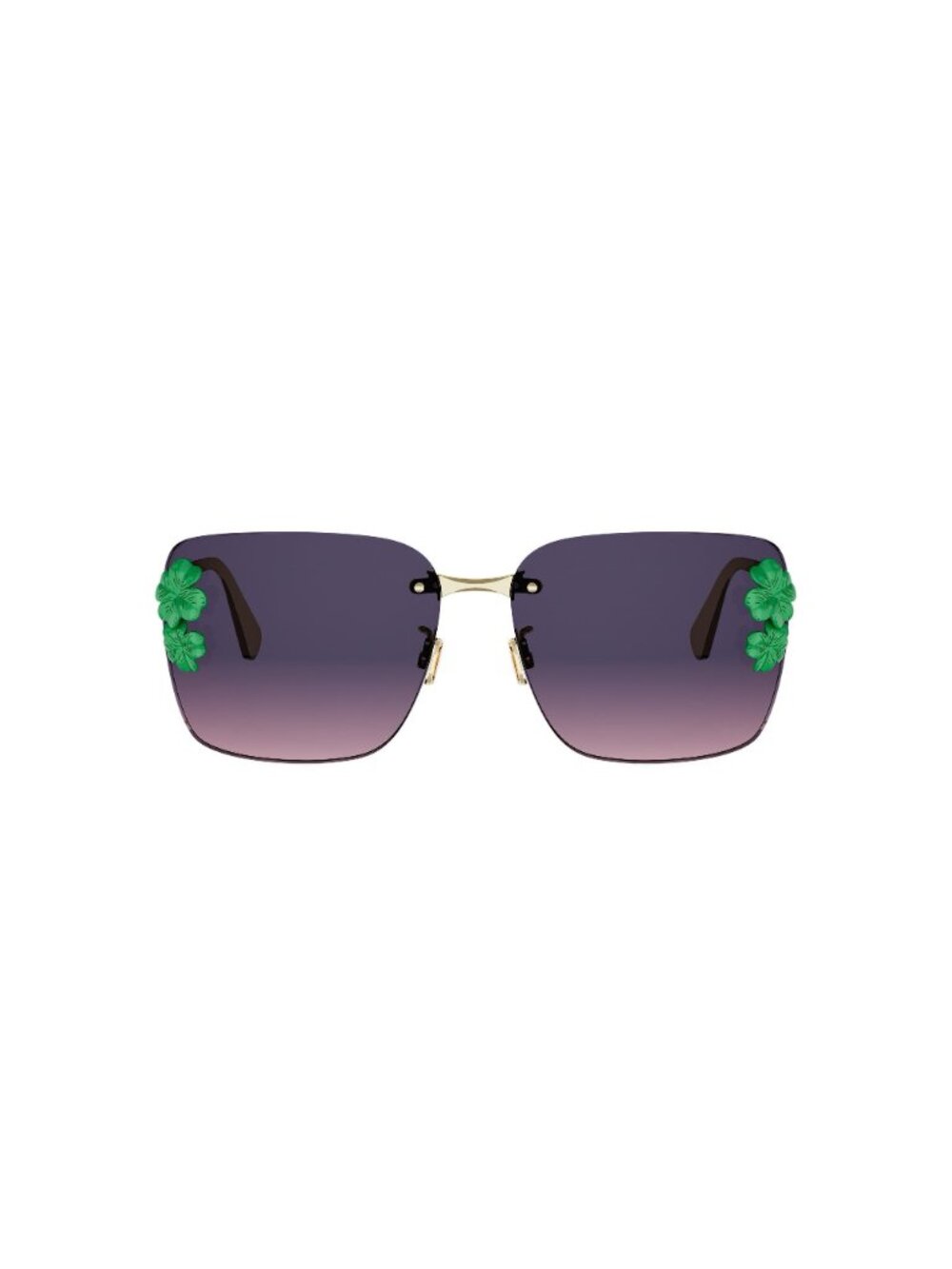 New DIOR Women's Sunglasses Metal Frame CLOVER S2U CD40249U B0G2 10T 62 gold - Picture 8 of 8